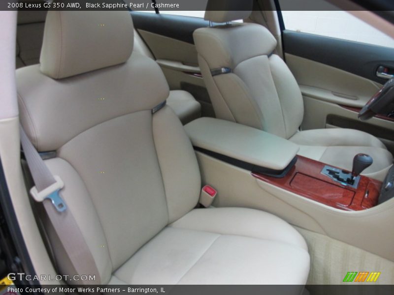 Black Sapphire Pearl / Cashmere 2008 Lexus GS 350 AWD