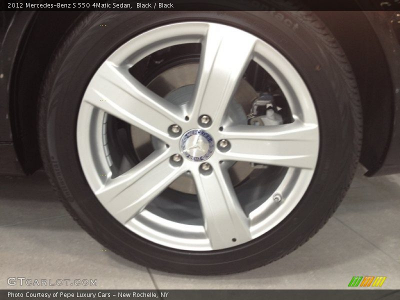 Black / Black 2012 Mercedes-Benz S 550 4Matic Sedan