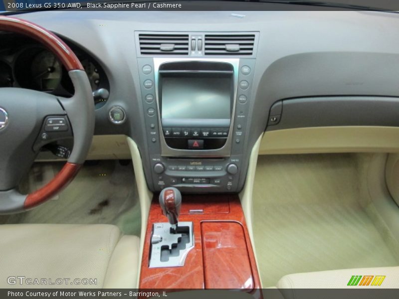 Black Sapphire Pearl / Cashmere 2008 Lexus GS 350 AWD