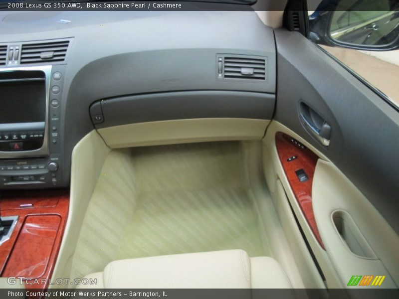 Black Sapphire Pearl / Cashmere 2008 Lexus GS 350 AWD