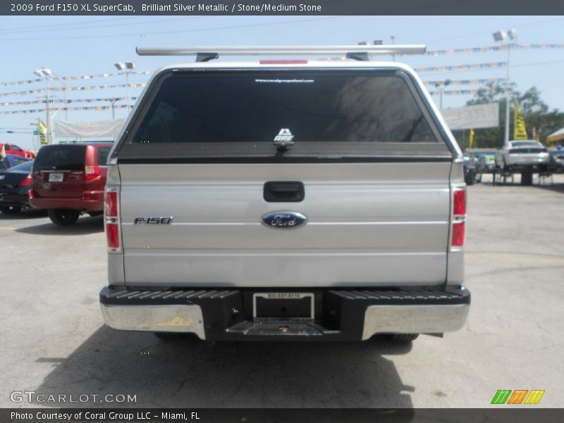 Brilliant Silver Metallic / Stone/Medium Stone 2009 Ford F150 XL SuperCab