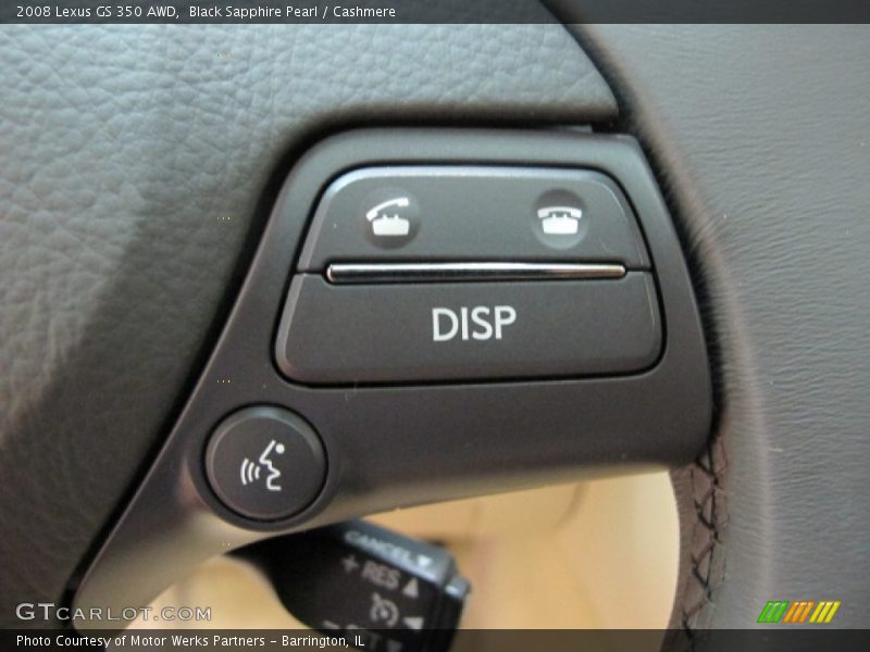 Black Sapphire Pearl / Cashmere 2008 Lexus GS 350 AWD
