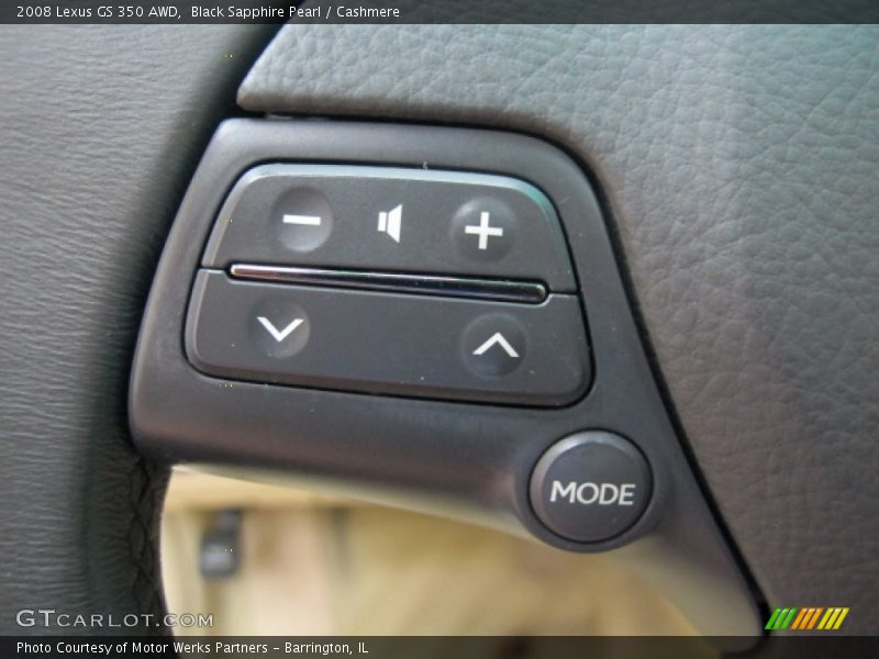 Black Sapphire Pearl / Cashmere 2008 Lexus GS 350 AWD