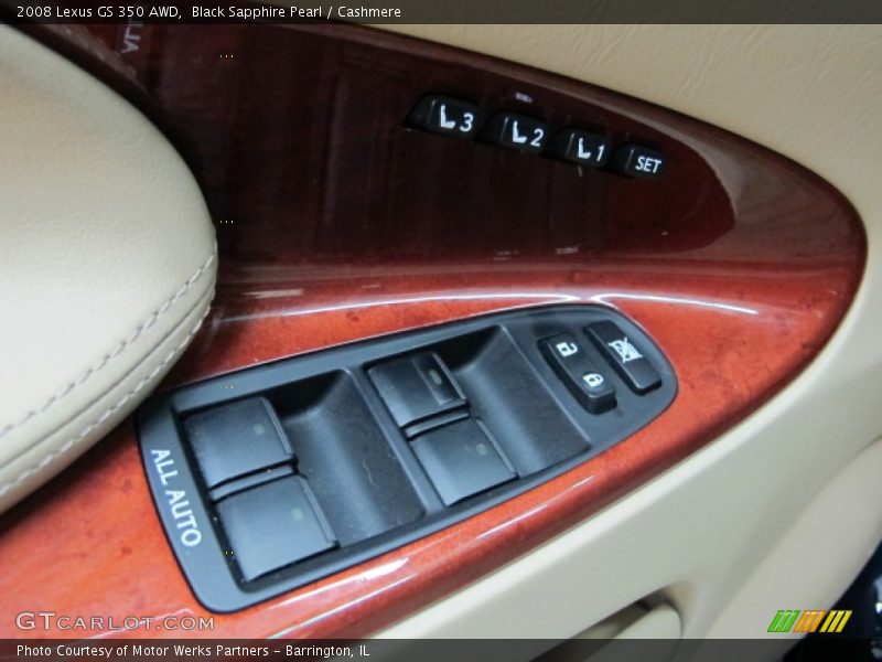Black Sapphire Pearl / Cashmere 2008 Lexus GS 350 AWD
