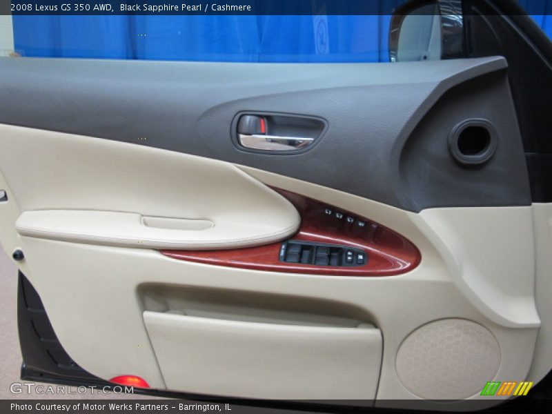 Black Sapphire Pearl / Cashmere 2008 Lexus GS 350 AWD
