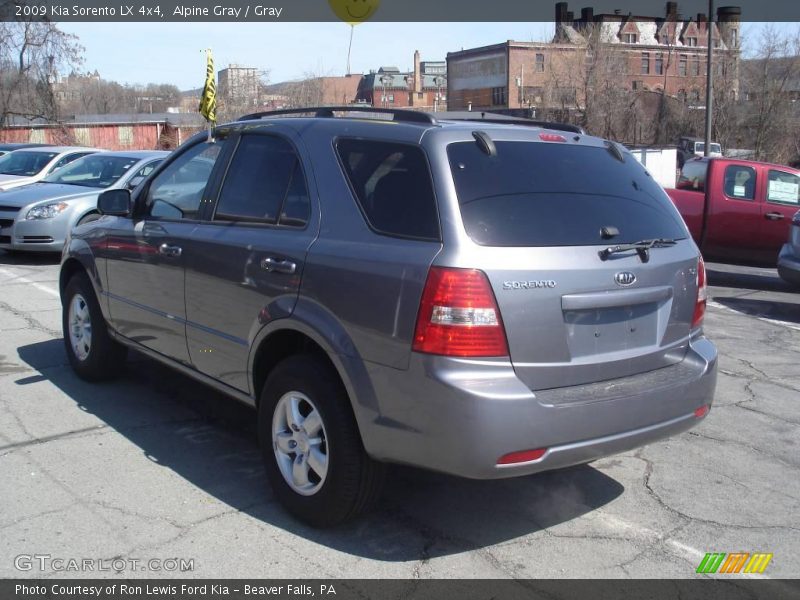 Alpine Gray / Gray 2009 Kia Sorento LX 4x4