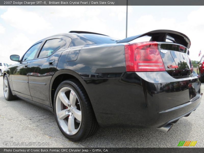 Brilliant Black Crystal Pearl / Dark Slate Gray 2007 Dodge Charger SRT-8