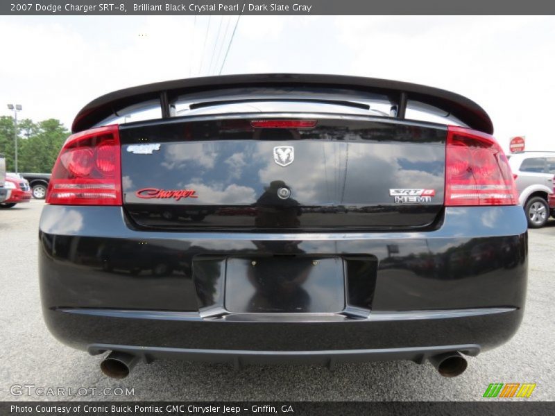 Brilliant Black Crystal Pearl / Dark Slate Gray 2007 Dodge Charger SRT-8