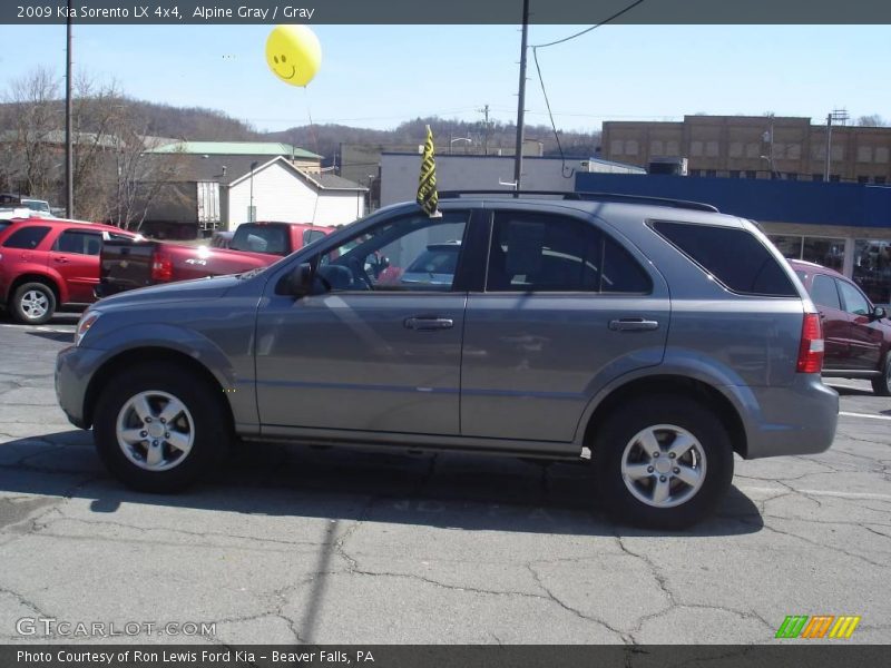 Alpine Gray / Gray 2009 Kia Sorento LX 4x4