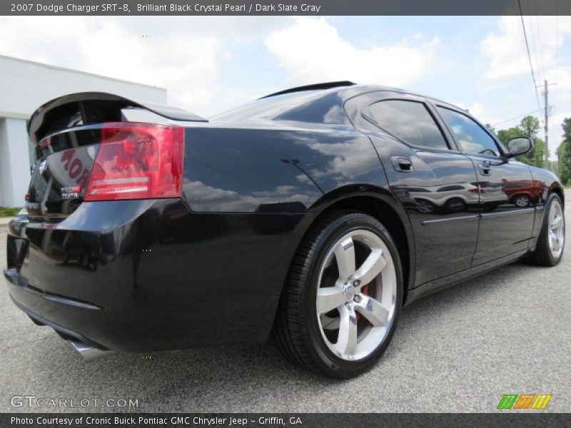Brilliant Black Crystal Pearl / Dark Slate Gray 2007 Dodge Charger SRT-8