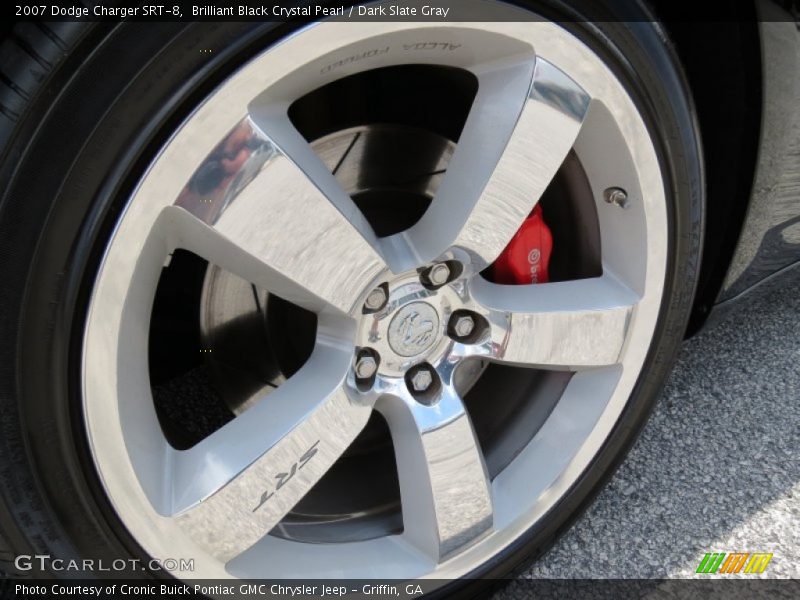 Brilliant Black Crystal Pearl / Dark Slate Gray 2007 Dodge Charger SRT-8