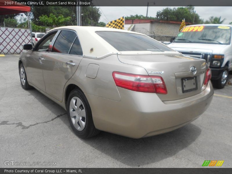 Desert Sand Mica / Bisque 2007 Toyota Camry LE