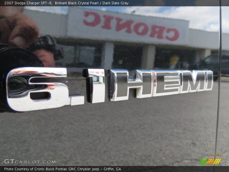 Brilliant Black Crystal Pearl / Dark Slate Gray 2007 Dodge Charger SRT-8