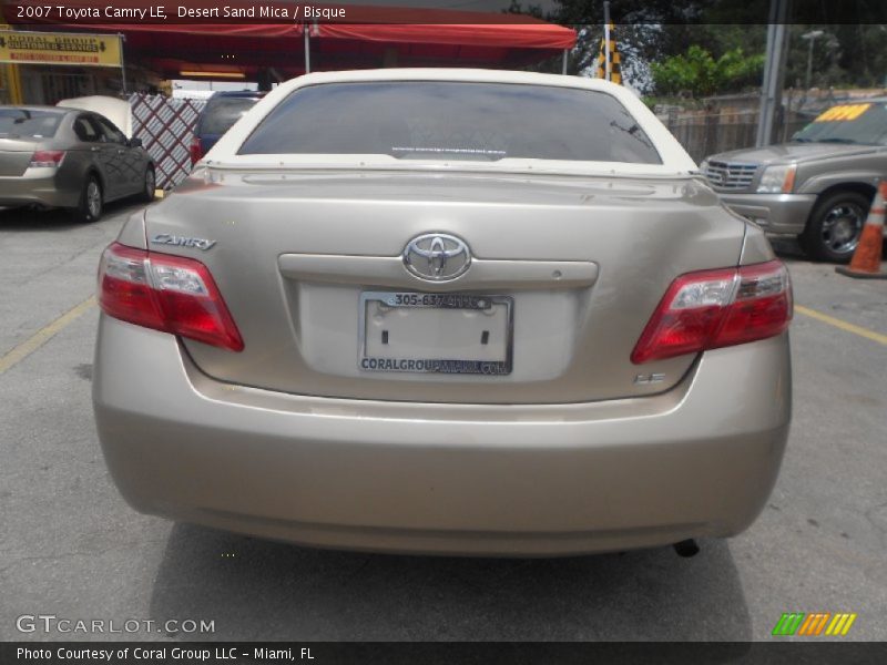 Desert Sand Mica / Bisque 2007 Toyota Camry LE