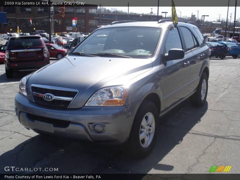 Alpine Gray / Gray 2009 Kia Sorento LX 4x4