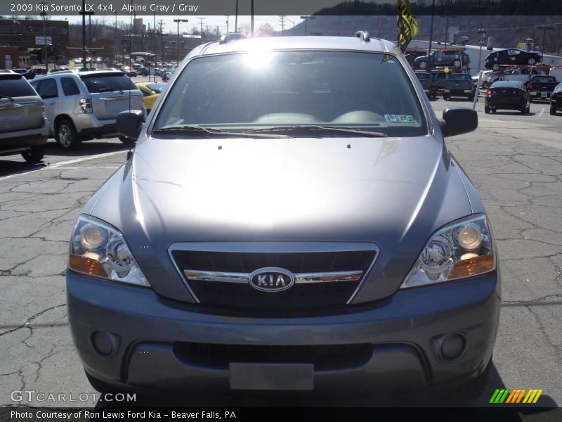 Alpine Gray / Gray 2009 Kia Sorento LX 4x4