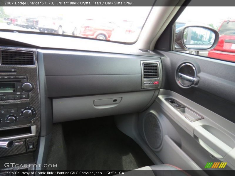 Brilliant Black Crystal Pearl / Dark Slate Gray 2007 Dodge Charger SRT-8