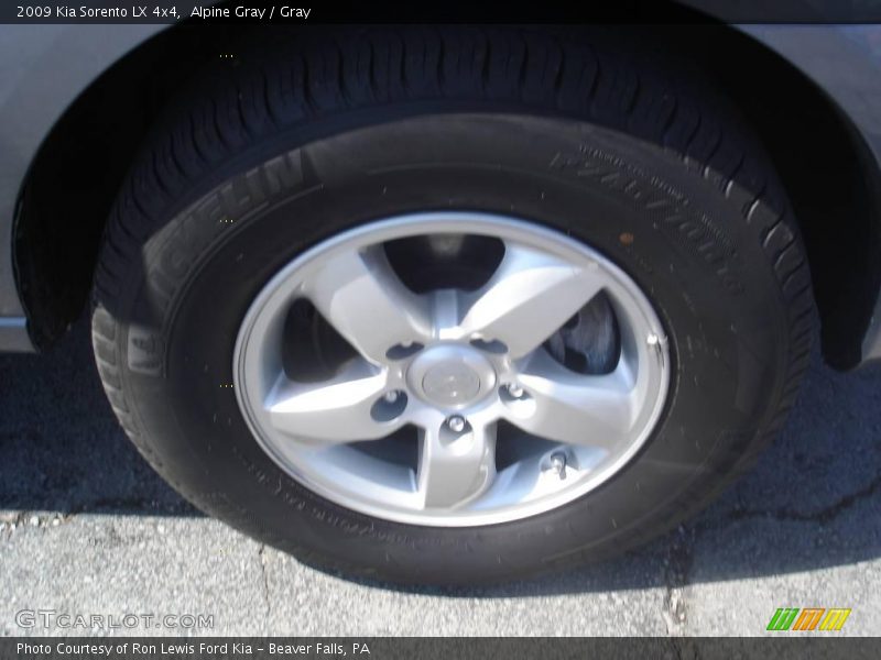 Alpine Gray / Gray 2009 Kia Sorento LX 4x4