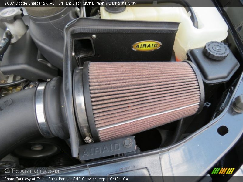 Brilliant Black Crystal Pearl / Dark Slate Gray 2007 Dodge Charger SRT-8
