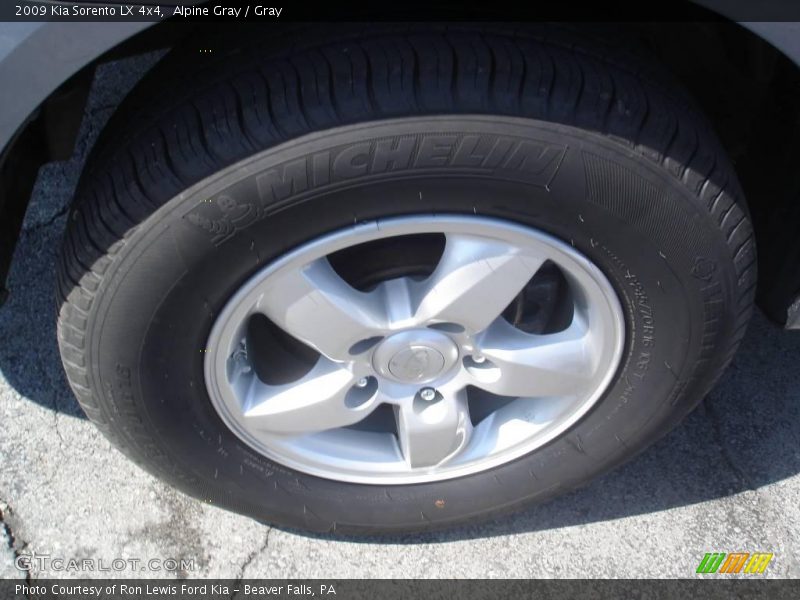 Alpine Gray / Gray 2009 Kia Sorento LX 4x4