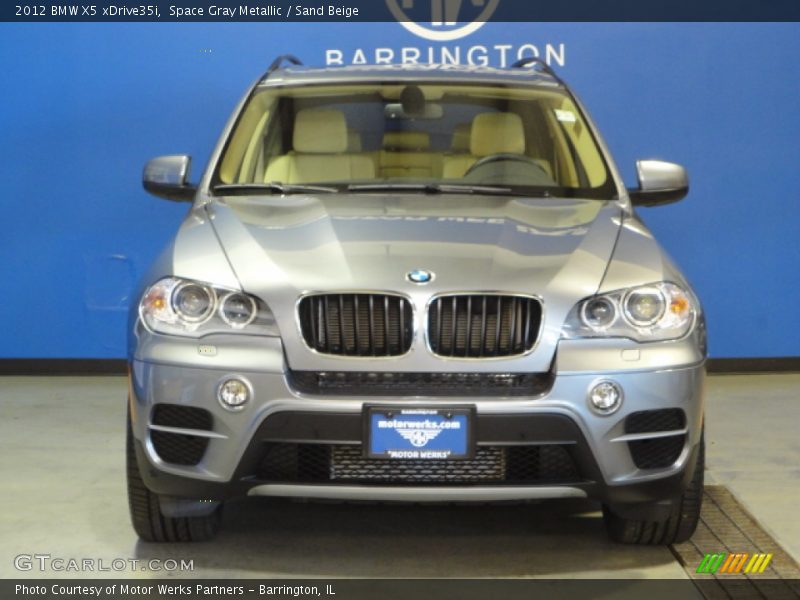 Space Gray Metallic / Sand Beige 2012 BMW X5 xDrive35i