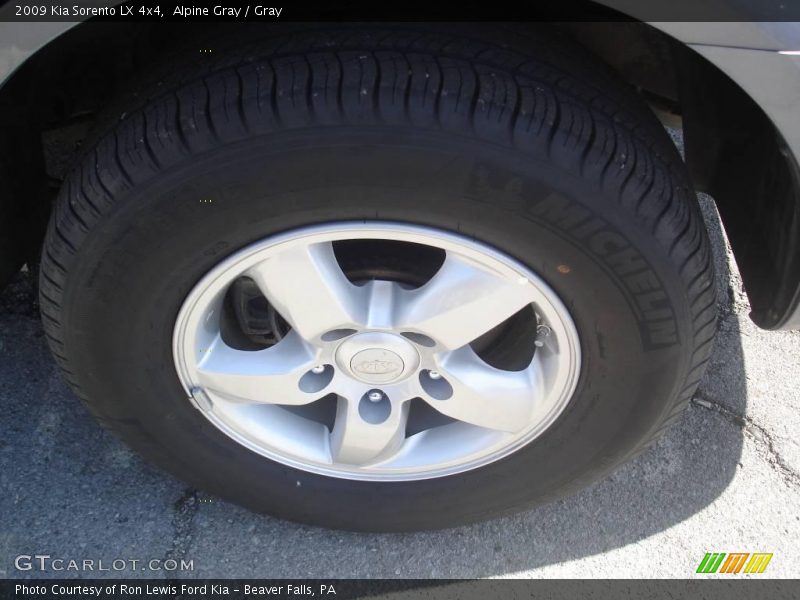 Alpine Gray / Gray 2009 Kia Sorento LX 4x4
