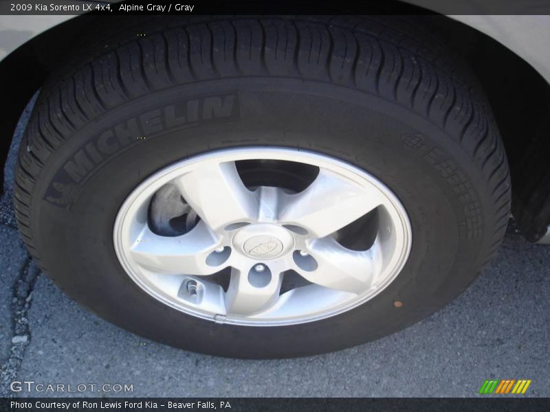 Alpine Gray / Gray 2009 Kia Sorento LX 4x4