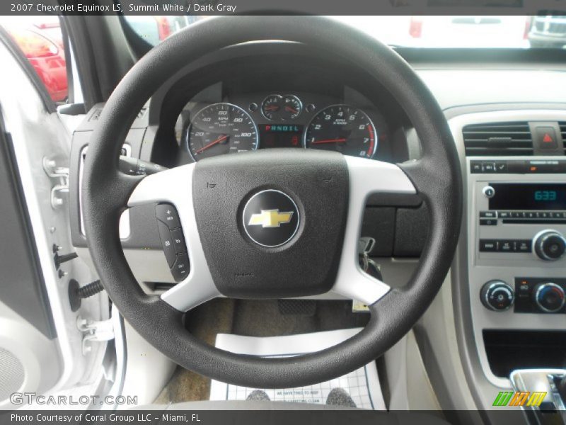 Summit White / Dark Gray 2007 Chevrolet Equinox LS