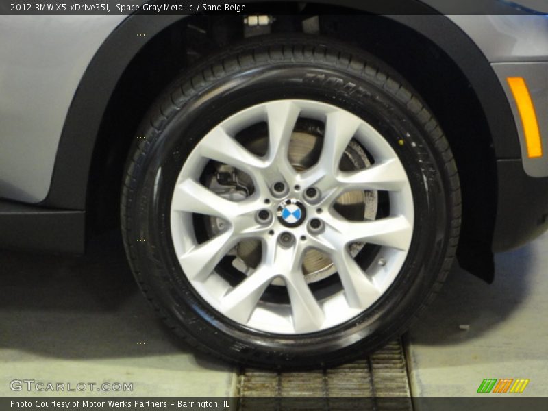 Space Gray Metallic / Sand Beige 2012 BMW X5 xDrive35i