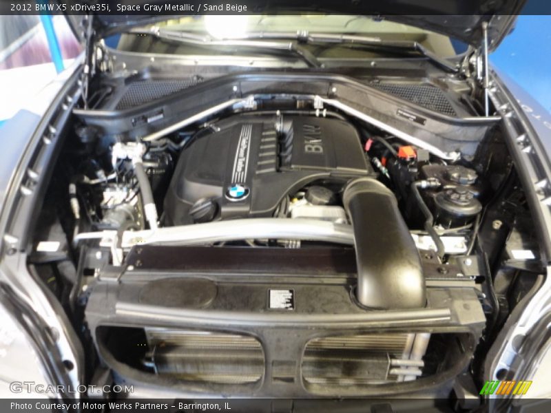 Space Gray Metallic / Sand Beige 2012 BMW X5 xDrive35i