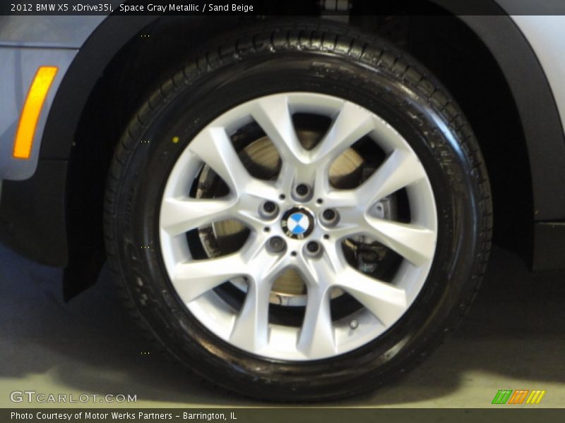 Space Gray Metallic / Sand Beige 2012 BMW X5 xDrive35i
