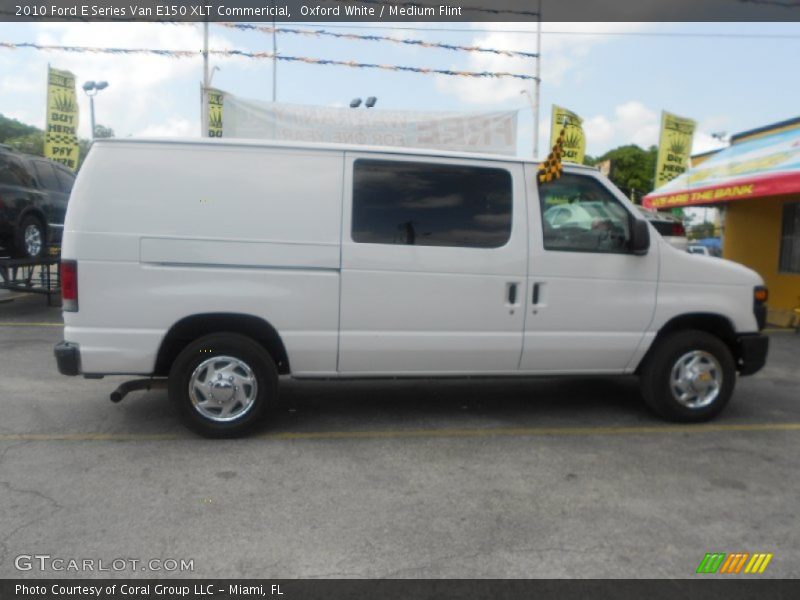 Oxford White / Medium Flint 2010 Ford E Series Van E150 XLT Commericial