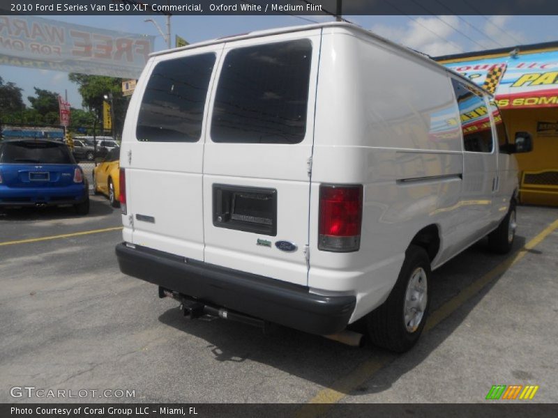 Oxford White / Medium Flint 2010 Ford E Series Van E150 XLT Commericial