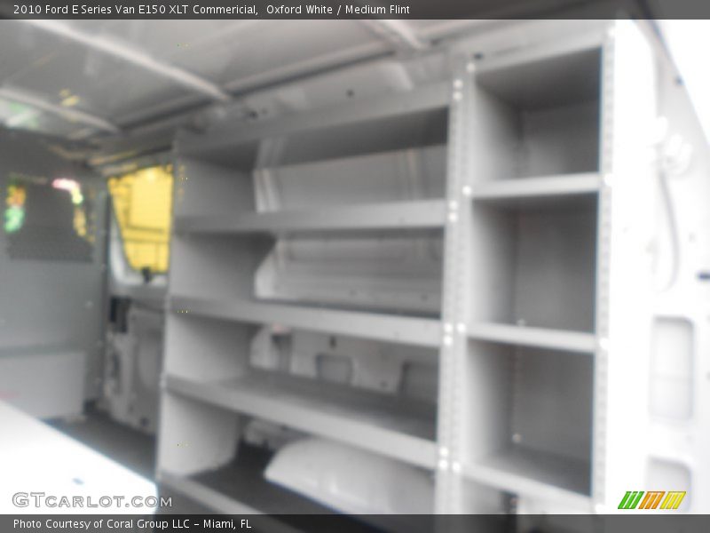 Oxford White / Medium Flint 2010 Ford E Series Van E150 XLT Commericial