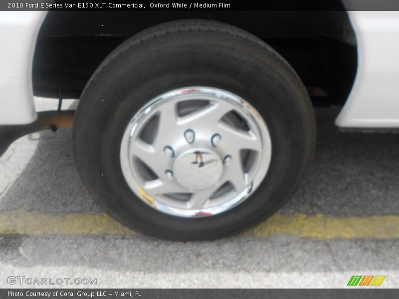 Oxford White / Medium Flint 2010 Ford E Series Van E150 XLT Commericial