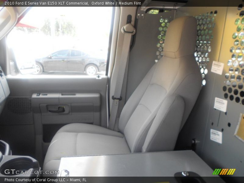 Oxford White / Medium Flint 2010 Ford E Series Van E150 XLT Commericial