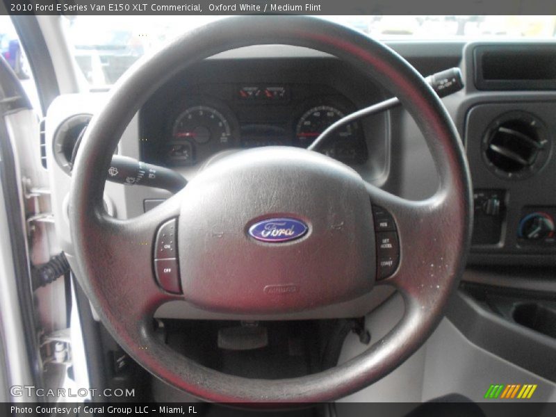 Oxford White / Medium Flint 2010 Ford E Series Van E150 XLT Commericial