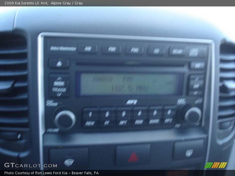 Alpine Gray / Gray 2009 Kia Sorento LX 4x4