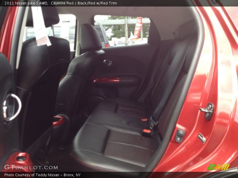 Cayenne Red / Black/Red w/Red Trim 2011 Nissan Juke S AWD