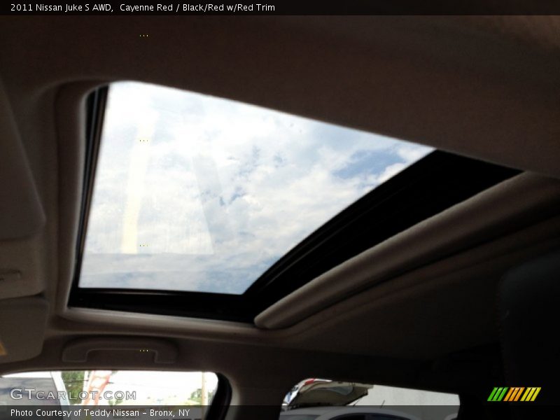 Cayenne Red / Black/Red w/Red Trim 2011 Nissan Juke S AWD