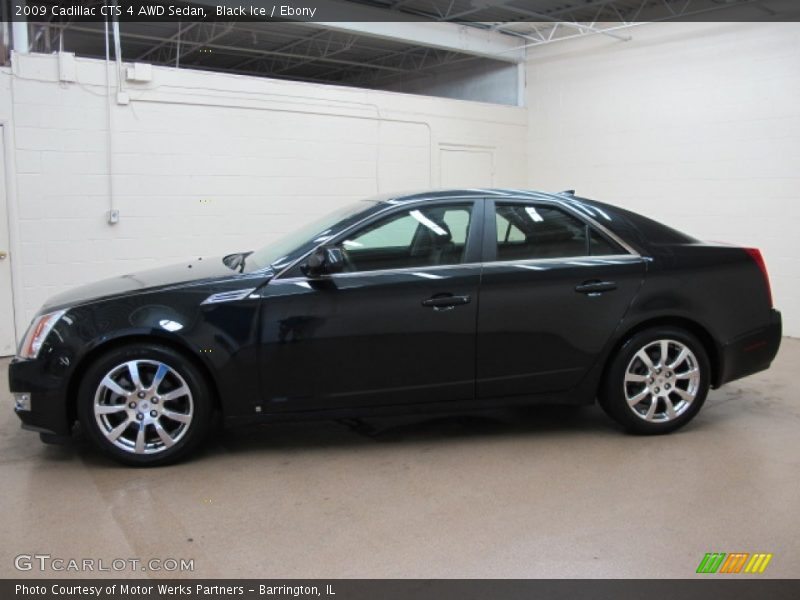 Black Ice / Ebony 2009 Cadillac CTS 4 AWD Sedan