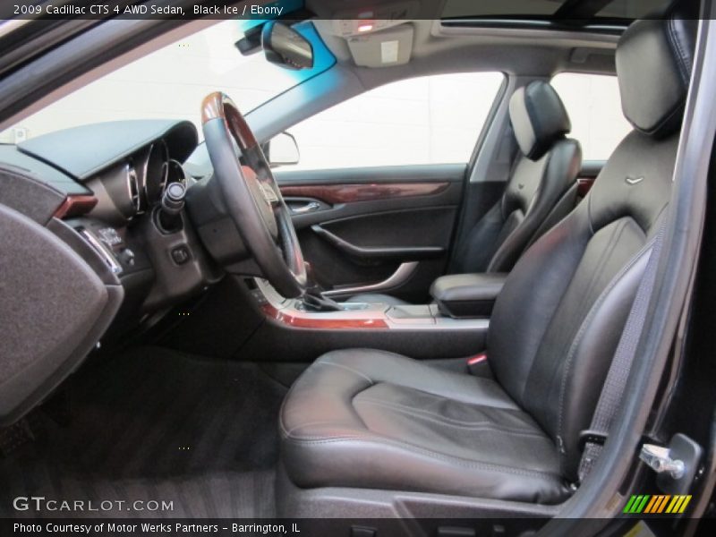 Front Seat of 2009 CTS 4 AWD Sedan