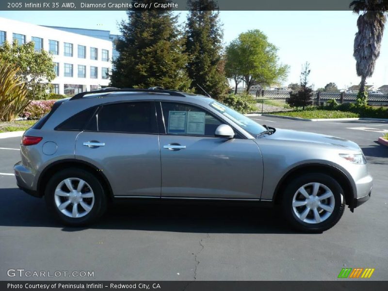 Diamond Graphite Gray / Graphite 2005 Infiniti FX 35 AWD