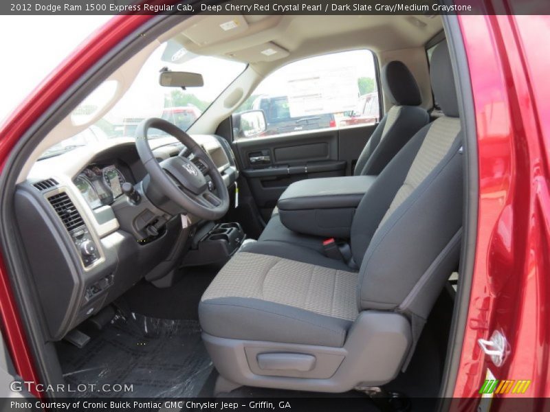 Deep Cherry Red Crystal Pearl / Dark Slate Gray/Medium Graystone 2012 Dodge Ram 1500 Express Regular Cab