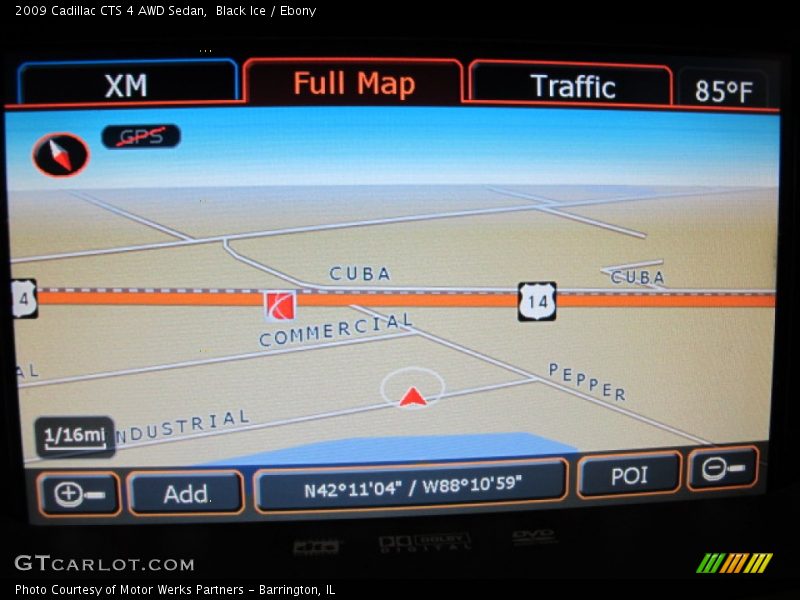 Navigation of 2009 CTS 4 AWD Sedan