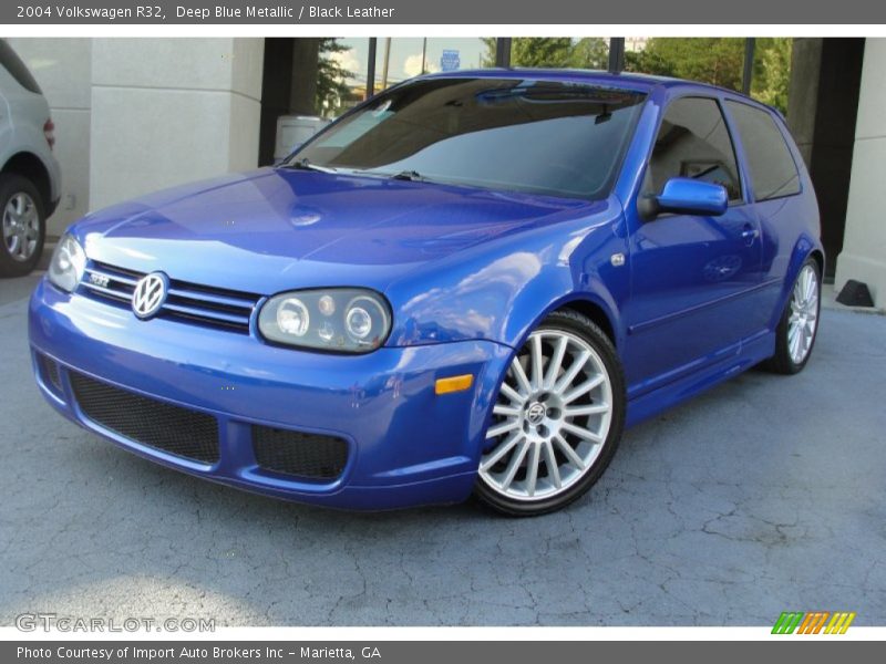 Deep Blue Metallic / Black Leather 2004 Volkswagen R32