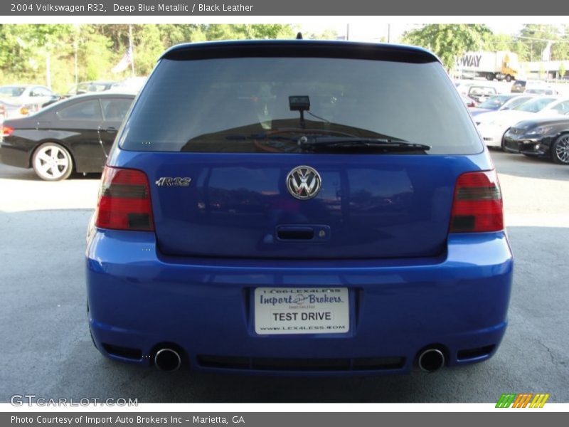 Deep Blue Metallic / Black Leather 2004 Volkswagen R32