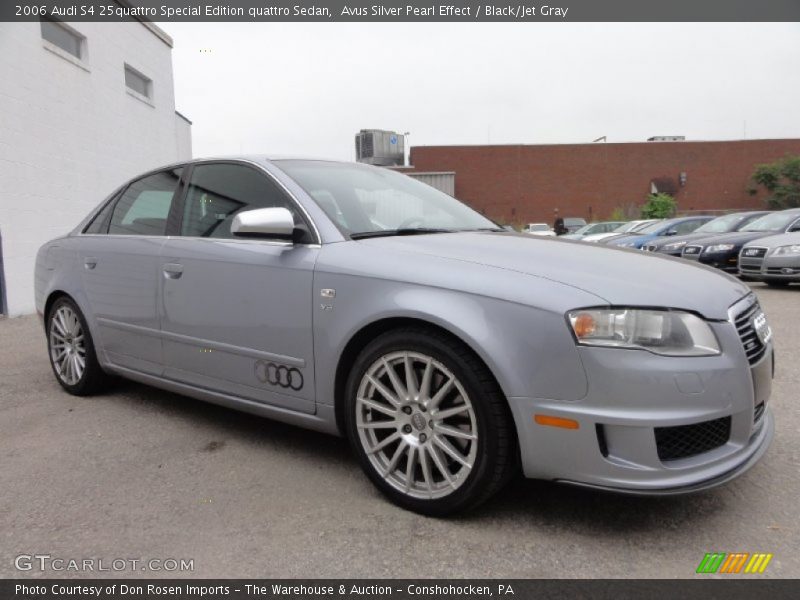 Avus Silver Pearl Effect / Black/Jet Gray 2006 Audi S4 25quattro Special Edition quattro Sedan