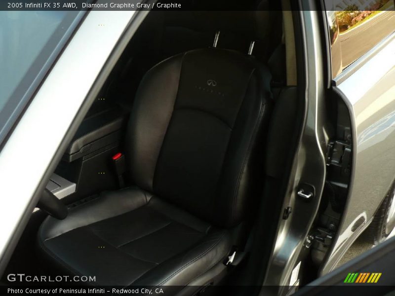 Diamond Graphite Gray / Graphite 2005 Infiniti FX 35 AWD