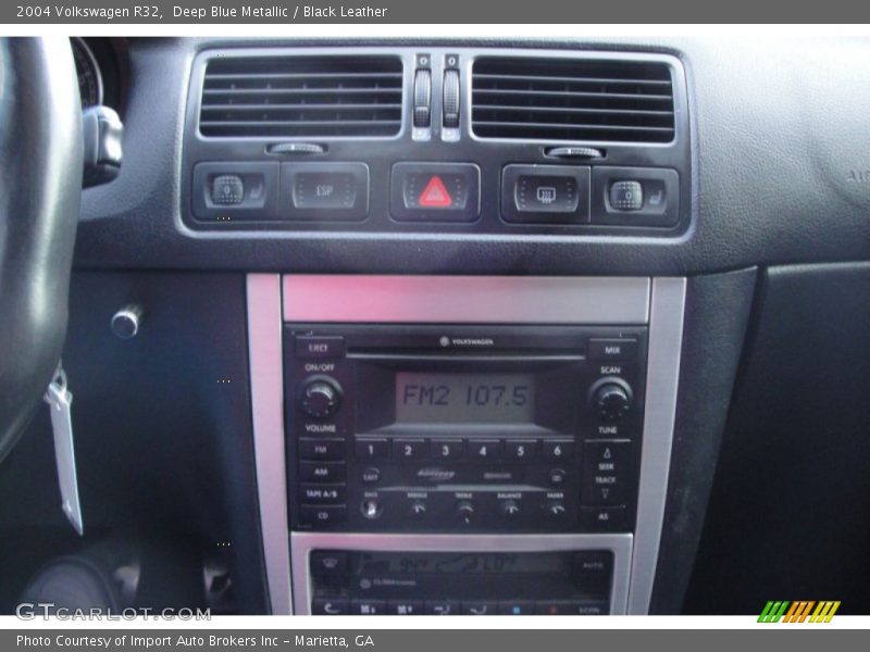 Deep Blue Metallic / Black Leather 2004 Volkswagen R32